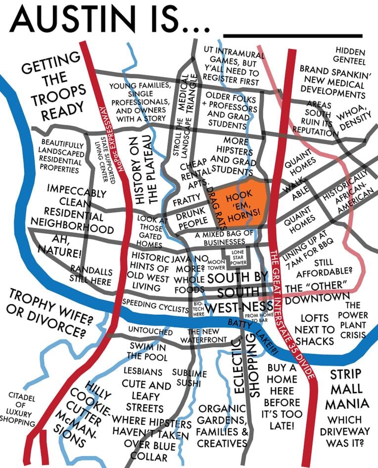 אוסטין culturemap